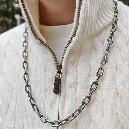 Pure titanium welded joint industrial chain corrosion-resistant lightweight dog chain pet chain outdoor anti-slip chain clothes titanium chain