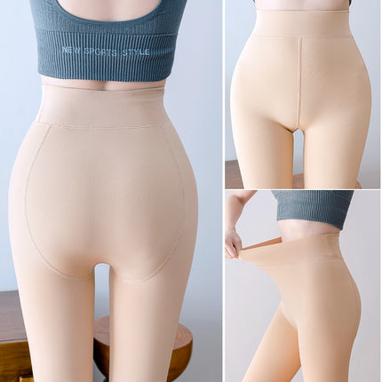 Light Leg Artifact Autumn and Winter Nylon One-piece Pants fleece-lined Thickened Leggings Anti-hook Silk Stockings Thin Velvet Outer Wear Pantyhose Women