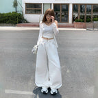 White, extended length / XS