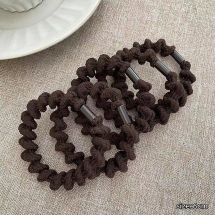 Simple Elegant Durable High Elastic Women's Hair Rope Rubber Tendon Hair Ring Thickened High Ponytail Headwear Hair Rope Hair Accessories