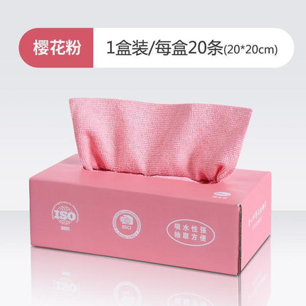 Extraction type wet and dry dual-use extraction box dishcloth wholesale household dishwashing towel boxed dishcloth essential for lazy people to draw paper dishcloth
