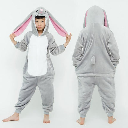 Mixed batch autumn and winter flannel adult cartoon conjoined animal pajamas kabi beast home clothes toilet thickened wholesale