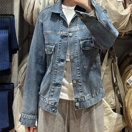 2025 Spring New Men's and Women's Denim Jackets/Washed Products Casual Jackets Couple Jackets 475034
