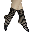 36 black vertical stripes / Free size