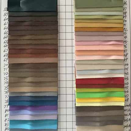 Elastic Pu Soft Leather Fabric with Fine Grain for Bags and Shoes, Flat Elastic Clothing Material, Plain Weave Garment Accessories for Cross-Border Trade