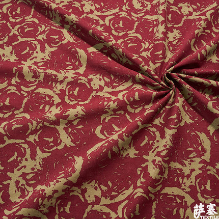 Hemp Cotton Digital Printed Fabric Yunnan Lijiang Retro Bohemian Fabric Hotel Pillow Bar Tablecloth