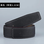 3.2 black/black (double-sided litchi pattern car white line) / 105cm