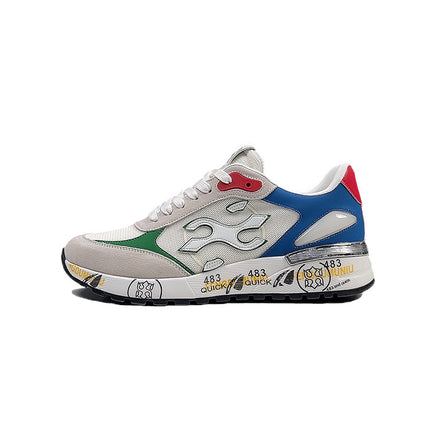 Spring New Breathable Casual Shoes for Men, Trendy Dad Shoes, Thick-Soled Trendy Shoes for Boys, High-End Light Luxury Shoes, Versatile Men's Shoes