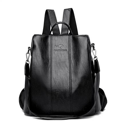 Backpack New Anti-theft Women's Backpack Korean Style Simple All-match Shoulder Bag Fashionable Elegant Student Backpack