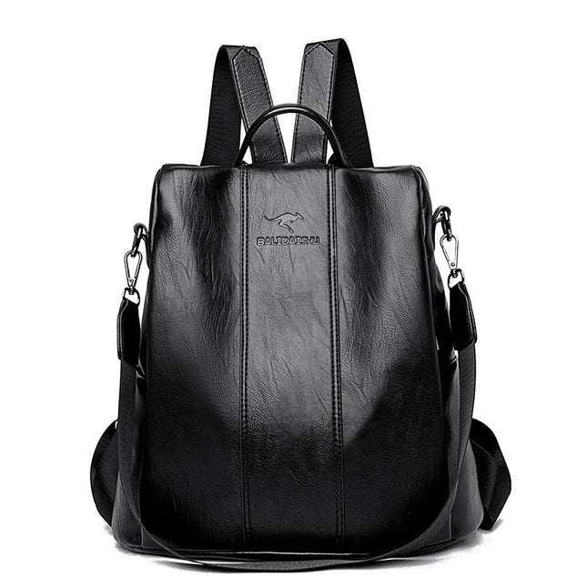 Backpack New Anti-theft Women's Backpack Korean Style Simple All-match Shoulder Bag Fashionable Elegant Student Backpack