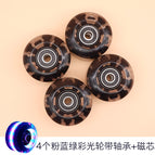 Pink blue green flash wheel (including bearing) a set of 4