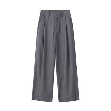 JIAMU American Baggy Deconstructed Stitching Casual Pants Men's Spring New Fashion Brand High-grade Vertical Wide-leg Pants