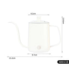 Hand brewing kettle 600m white-1.0 thick steel