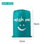 Large size—green smiley face