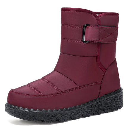 Women's Cotton Boots Cross-Border Dropshipping Snow Boots Polyurethane Boots Women's Large Size High-Top Boots Plus Velvet Thickened Cotton Boots
