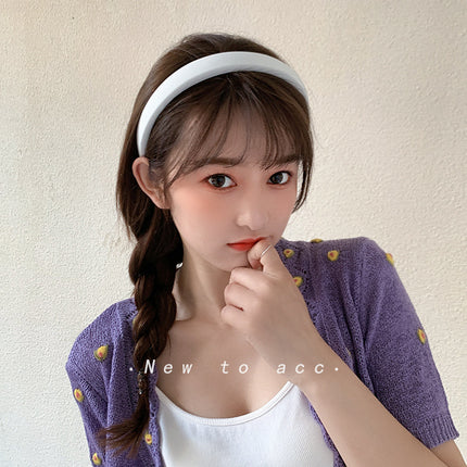 Trendy Candy-Colored Headbands Dopamine Sweet Headbands Face Washing Hair Bands Women Solid Color Fresh Style Wholesale