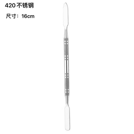 Factory spot stainless steel palette palette with palette bar nail beauty makeup set color palette tools