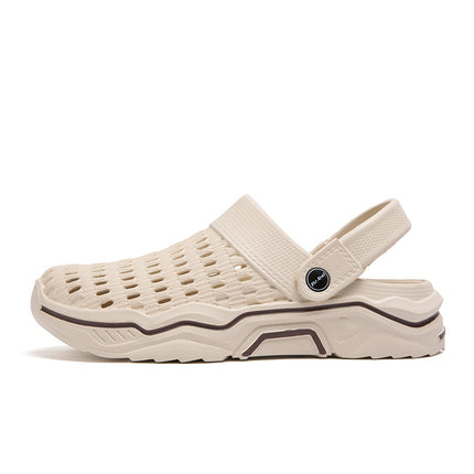 Cross-border plus size Fashion Outdoor Men's Cave Shoes Outdoor Shoes Two-wear Casual Garden Shoes Baotou Beach Sandals