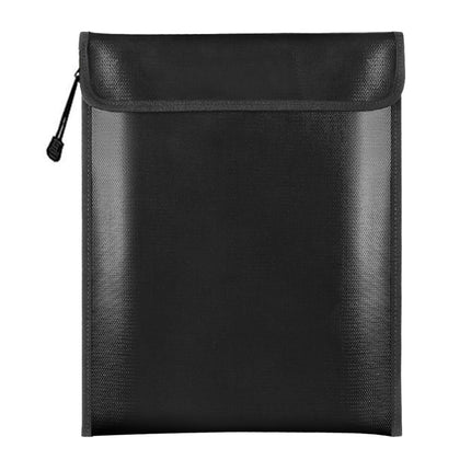 Factory Direct Sales High Temperature Resistant Fireproof Document Bag Silicone Fiberglass Household Commercial Safety Flame Retardant Storage Bag with Certification
