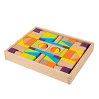 D53--58 beech colored building blocks 1.68