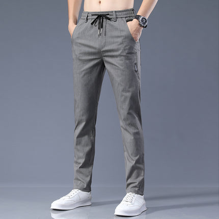 Ice Silk Jeans Men's 2025 New Spring and Summer Thin Tencel Loose Straight Men's Casual Sports Long Pants