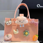 Pink doll;30*20*18;handbag