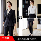 Black suit + pants + shirt / S