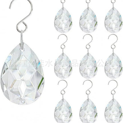 Amazon PDD Cross-border Direct Supply Pujiang Crystal Courtyard Garden Decorative Crystal Christmas Ball Sun Catcher Wind Chimes