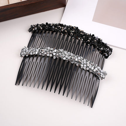 Hair Clips for Women, Clips for Tidying up Stray Hair at the Back of the Head, Insert Combs, Bangs Hairpins, Hair Accessories, Headbands, Rhinestone Rows, Non-Damaging to Hair