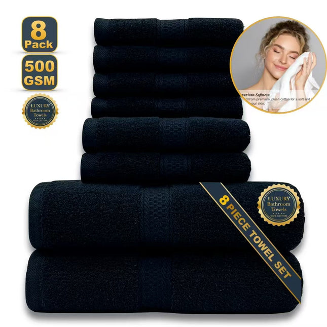 Temu Gaoyang Jacquard Bath Towel Pure Cotton Wholesale Household a Pure Color Absorbent Lint-Free Soft Enlarged Towel Pure Cotton Type