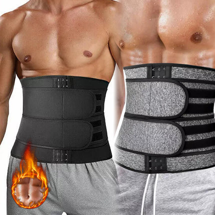 Waist Trainer Corset Men's Neoprene Body Shaper Abdominal Control Belt Sauna Fitness Sweatshirt