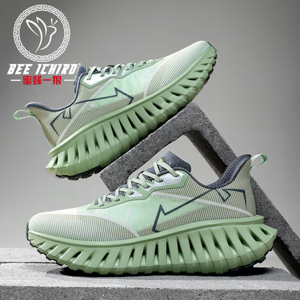 Bee One Wolf Flagship Store Classy Youth Running Racing Sports Shoes Outdoor Casual Soft-Soled Non-Slip Ball Shoes