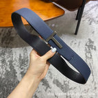 Black and blue gun color buckle / 105cm