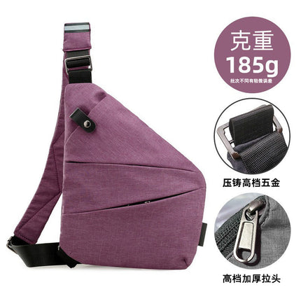 Chest Bag Men's Distinctive Shoulder Crossbody Bag Fashion Cross Bag Multifunctional Sports Fashion Underarm Bag Men's Chest Bag