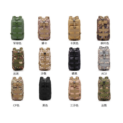 Multi-functional camouflage backpack outdoor sports military fans hiking bag shoulder 3p tactical backpack factory direct batch