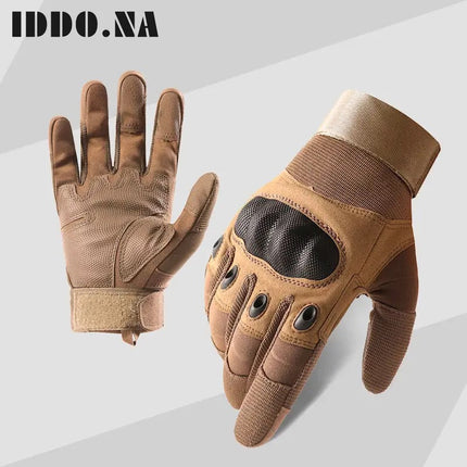 Special Forces Tactical Gloves for Men, Spring and Summer Outdoor Military Enthusiasts, Cycling, Fitness, Full-Finger, Breathable, Non-Slip