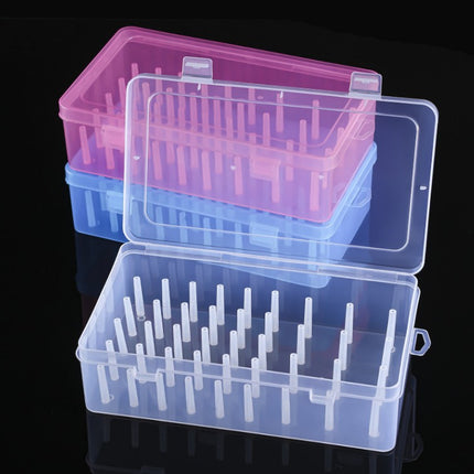 Factory Direct Sales Cross-Border Large-Capacity Sewing Box 42-Axis Needlework Sewing Tool Storage Box Plastic Pp Sewing Storage