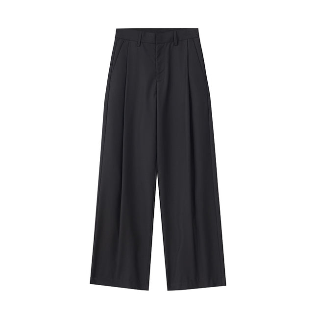 JIAMU American Baggy Deconstructed Stitching Casual Pants Men's Spring New Fashion Brand High-grade Vertical Wide-leg Pants