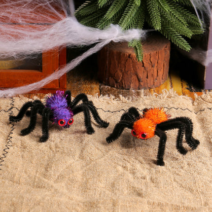 Cross-border Halloween Spider Hairpin Ghost Festival Children's Adult Party Decoration Props Funny Spider Clip Hair Accessories