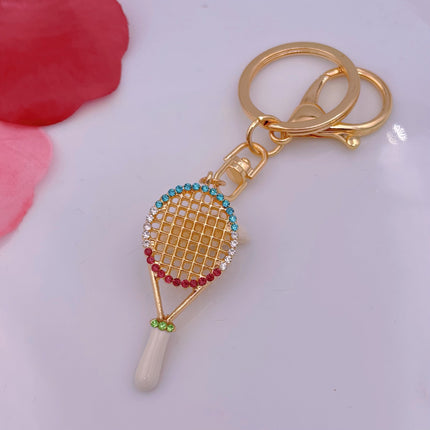 [Clearance specials] Cross-border European and American alloy diamond-encrusted cute animal keychain car pendant bag pendant