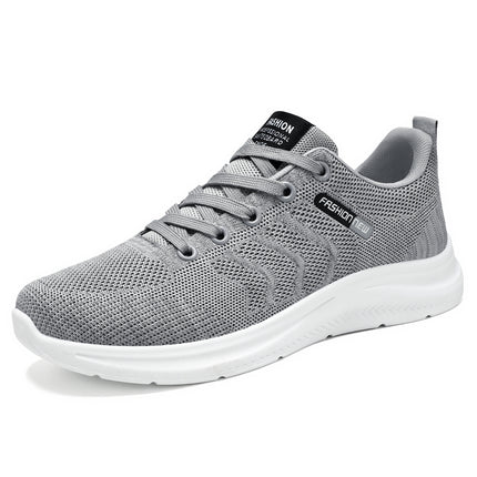 Men's Sports Shoes, New Summer Style Breathable Mesh Shoes, Soft Soles That Don'T Tire Your Feet, Running Shoes, Versatile Lace-Up Men's Shoes