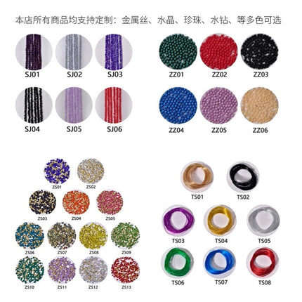 Naisa326 Colorful Crystal Wedding Dress Accessories Rhinestone Crown Wedding Bride Preparation Supplies Styling Headdress