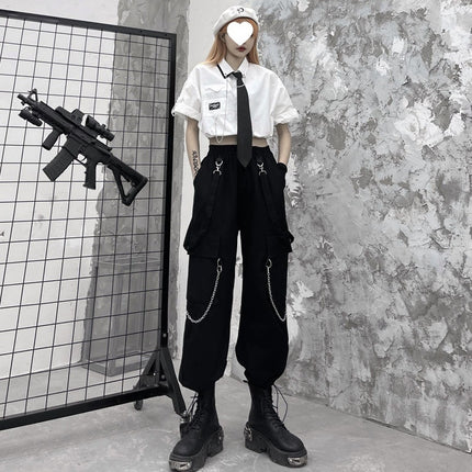 Women's Summer Thin Overalls for Small People, Loose Straight Wide Legs, High Waist, Slim Casual Harem Leggings, Autumn Fashion Trend