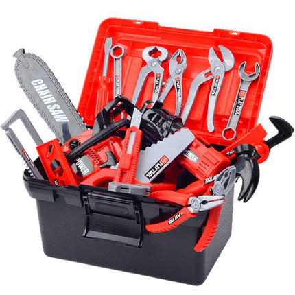 Cross-border children's toolbox suit baby simulation repair assembled electric drill screwdriver repair play house toy men