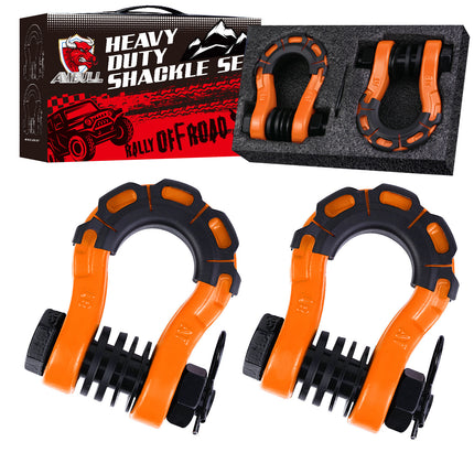 Factory direct cross-border hot off-road car trailer coupler large 3/4 bow shackle 8 tons modified car accessories
