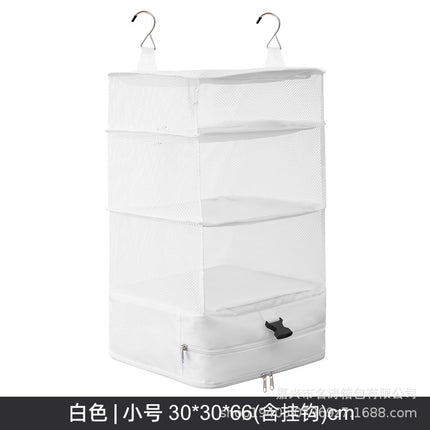 Hanging Bag Portable Storage Bag Wall-Mounted Space-Saving Travel Hanging Bag Wall-Mounted Travel Folding Wardrobe Storage