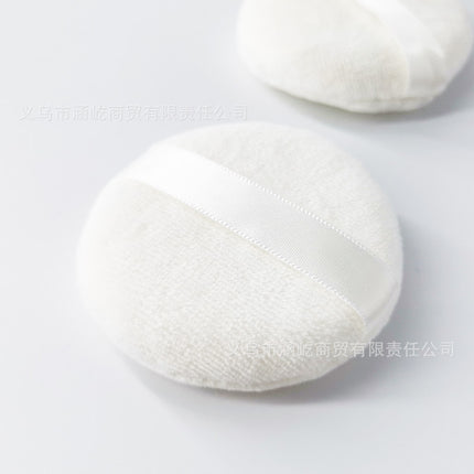 New Velvet Loose Powder Puff, Double-Sided Velvet Makeup Puff, Round Soft Plush Powder Puff, Honey Powder Puff