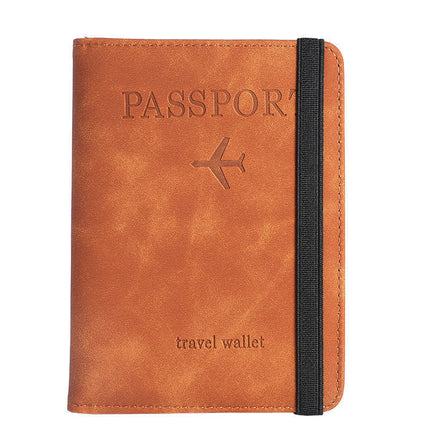 2025 Cross-border PU Leather Card Holder Passbook Holder Travelwallet Multi-function Certificate Bag Batch