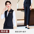 Black vest + b25 black pants / S