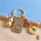 [Rabbit] Brown Rope Five Emperors Money + Fang Brand Manjusri + Full Sand Gourd